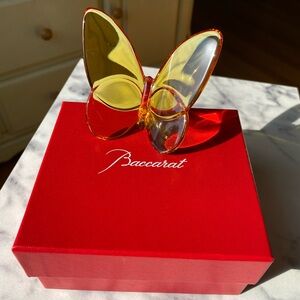Baccarat Papillon Lucky Amber